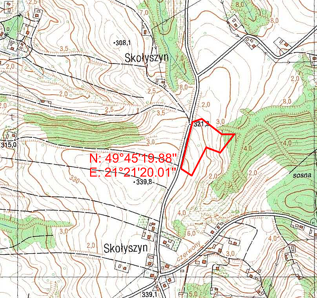 Skołyszyn - działki nr 423/5 i 428/2